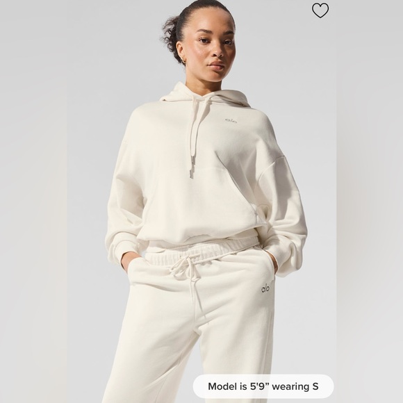 ALO Yoga Tops - Alo Yoga Accolade Hoodie Ivory